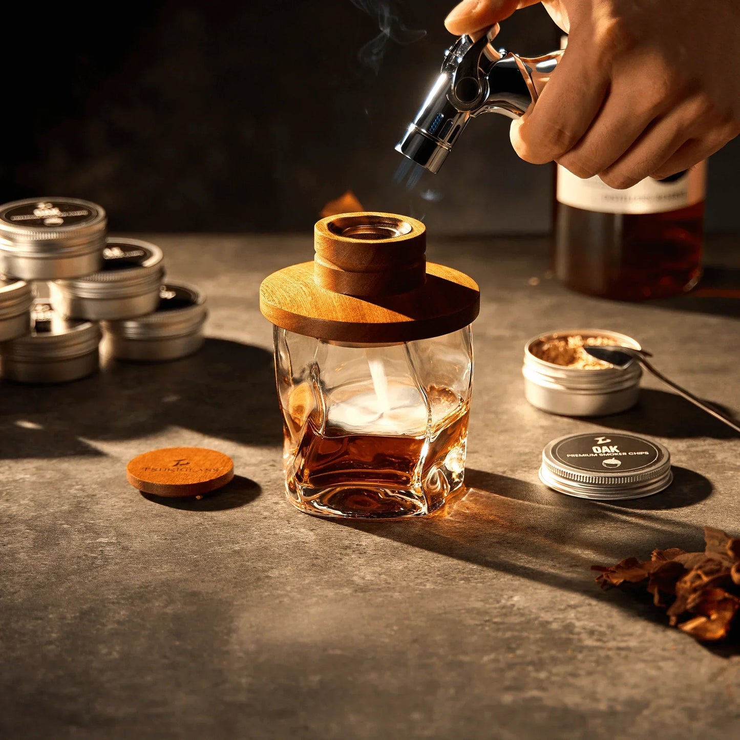 Tsuki Smoker Kit For Whisky & Cocktails
