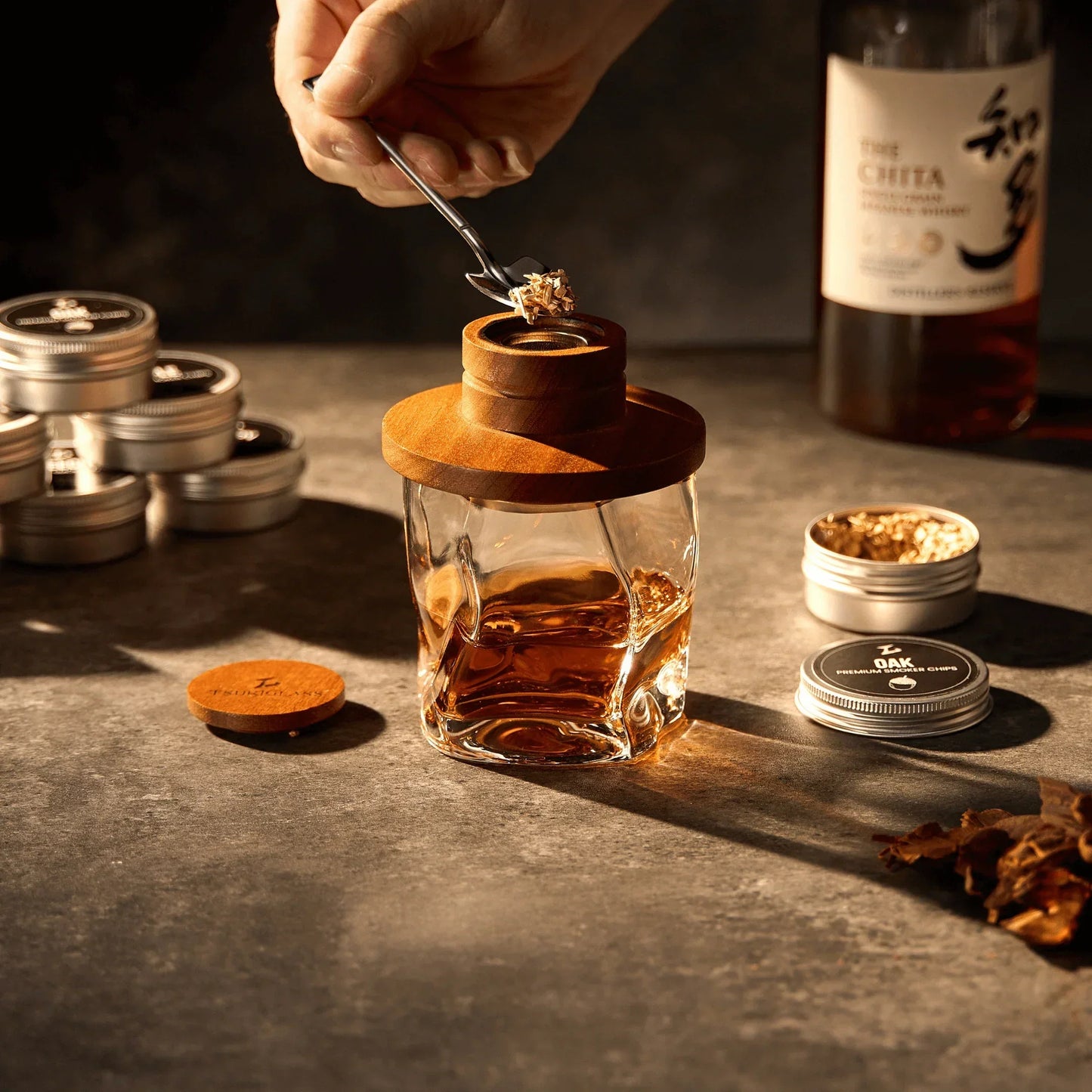Tsuki Smoker Kit For Whisky & Cocktails