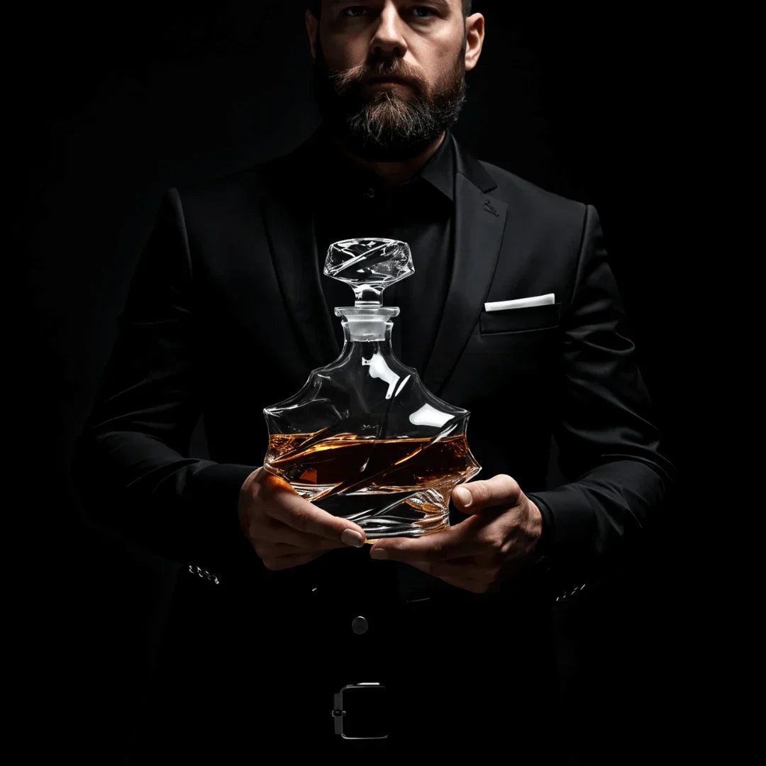 Storm Japanese Crystal Whisky Decanter