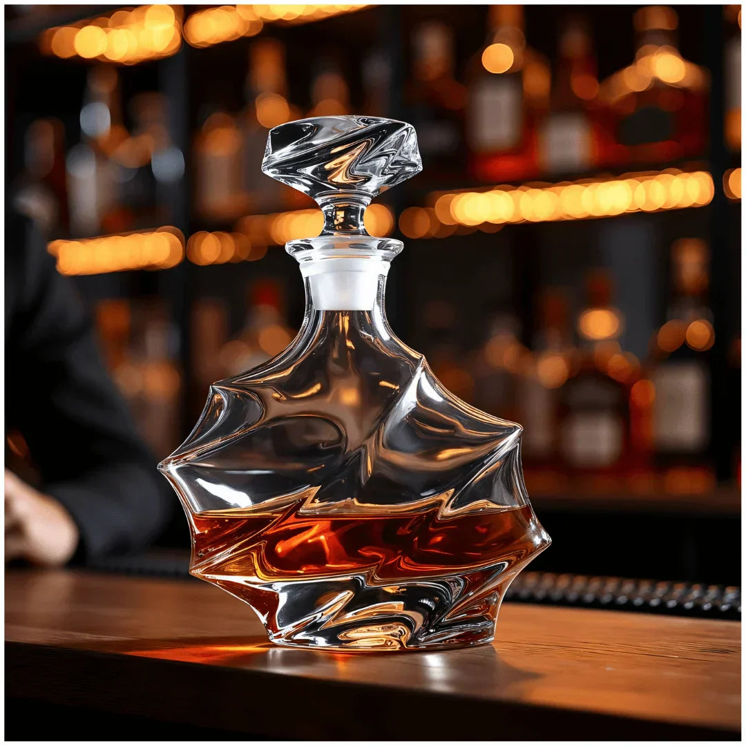 Storm Japanese Crystal Whisky Decanter
